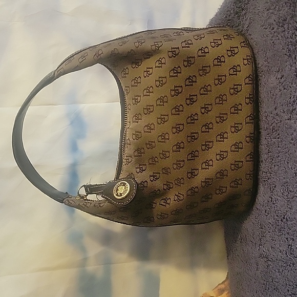Dooney & Bourke Handbags - Dooney & Bourke shoulder purse. Hint of grey, olive green, black. Versatile.